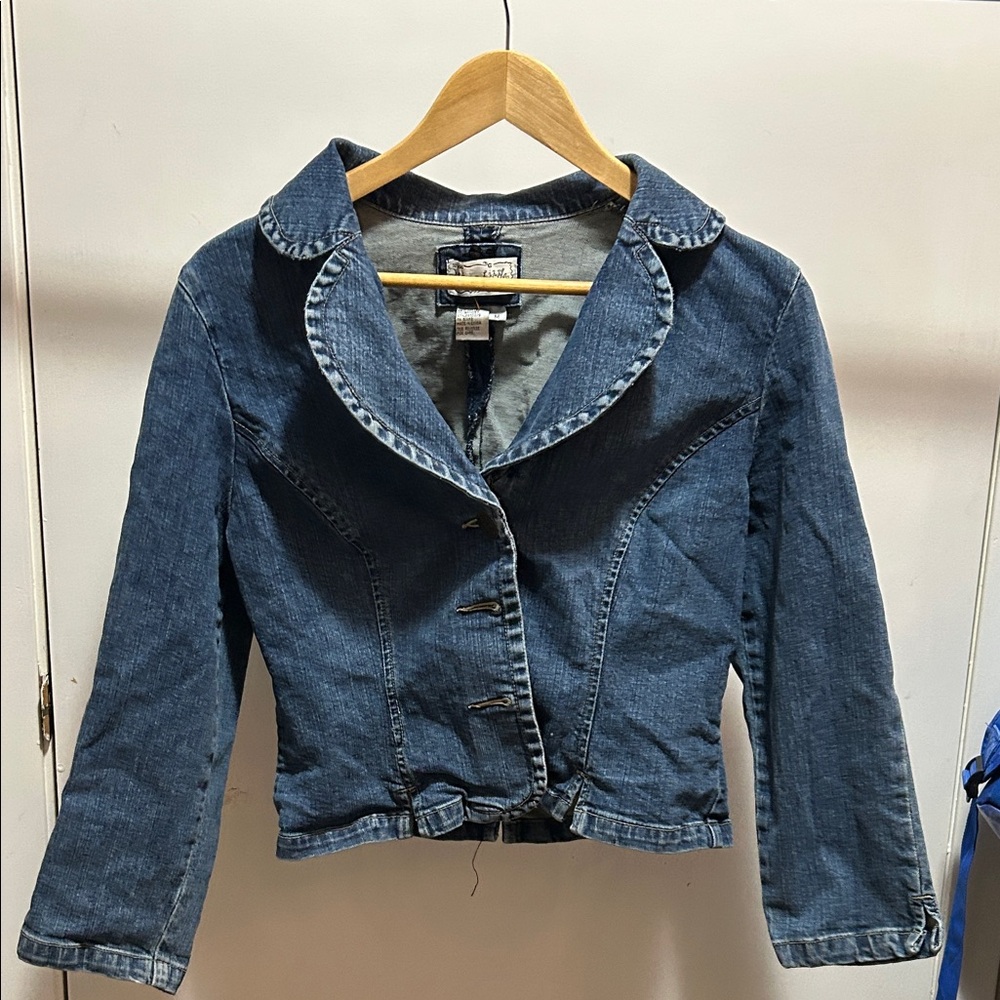 Live a Little Classic Blue Denim Jacket